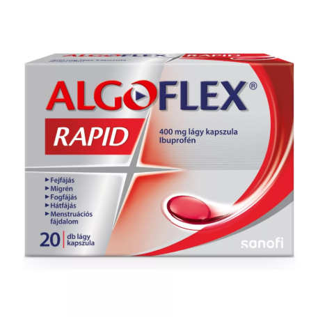 Algoflex Rapid 400 mg Lágy kapszula